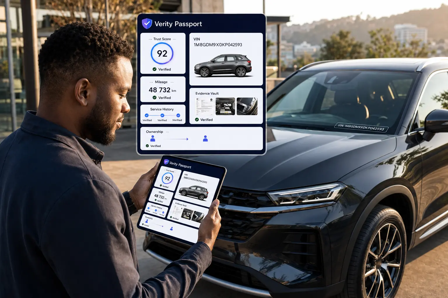Verity lifecycle passport and verified asset history platform preview